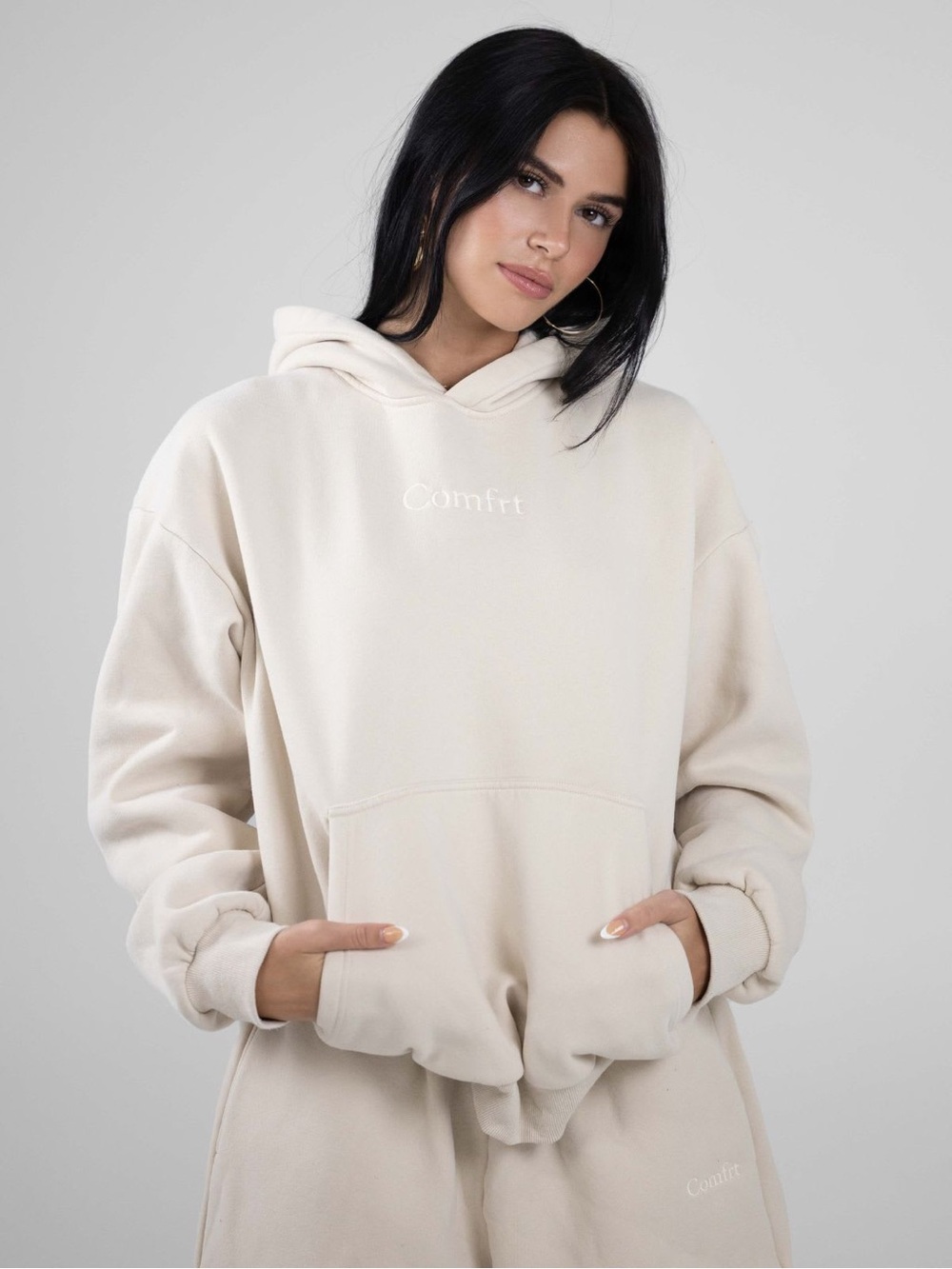 Comfrt Signature Hoodie Color Bone